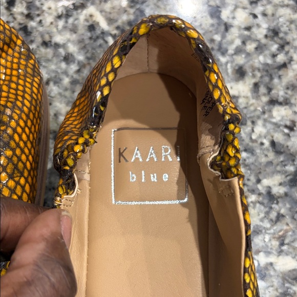 Jessica Multicolor Snakeskin Flats - Picture 4 of 6